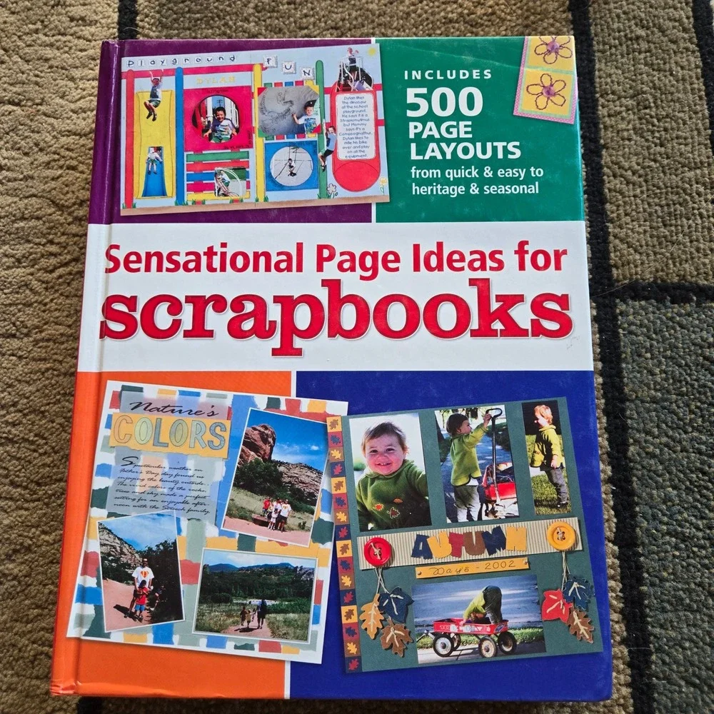 Sensational Page Ideas for Scrapbooks Hardcover Book 500 Layouts Memory Makers